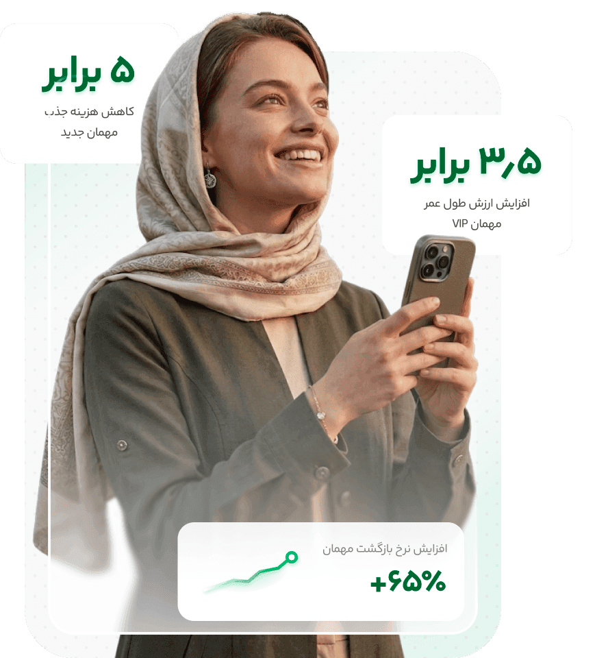 نمونه تجربه وفاداری مهمان در هتل