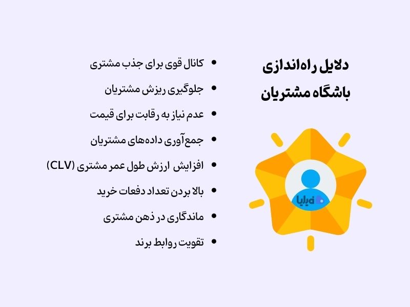 دلایل راه‌ اندازی باشگاه مشتریان