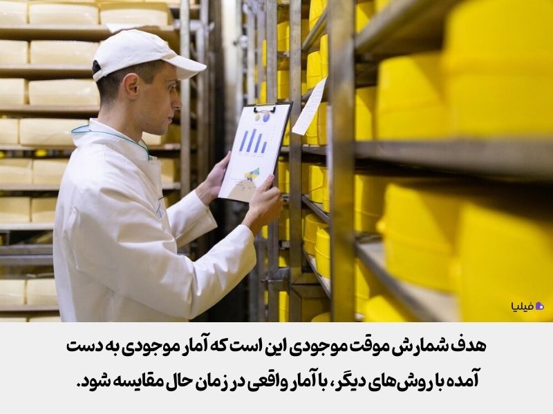 هدف اصلی شمارش موقت موجودی