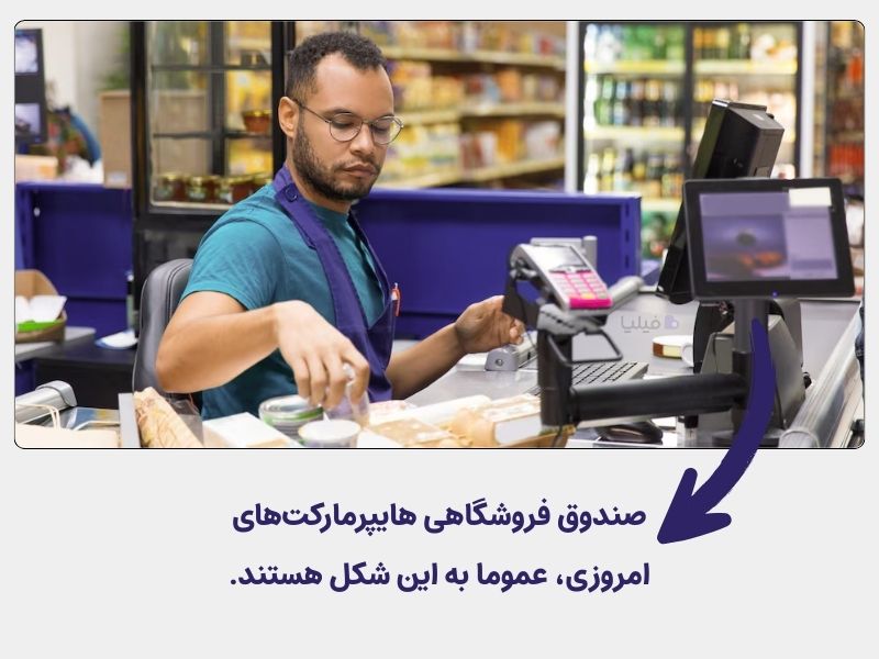 صندوق فروشگاهی هایپر مارکت چه شکلی است؟