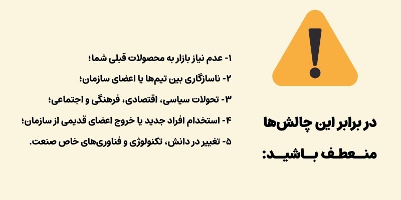 چالشهای رایج در مسیر موفقیت کسب و کار