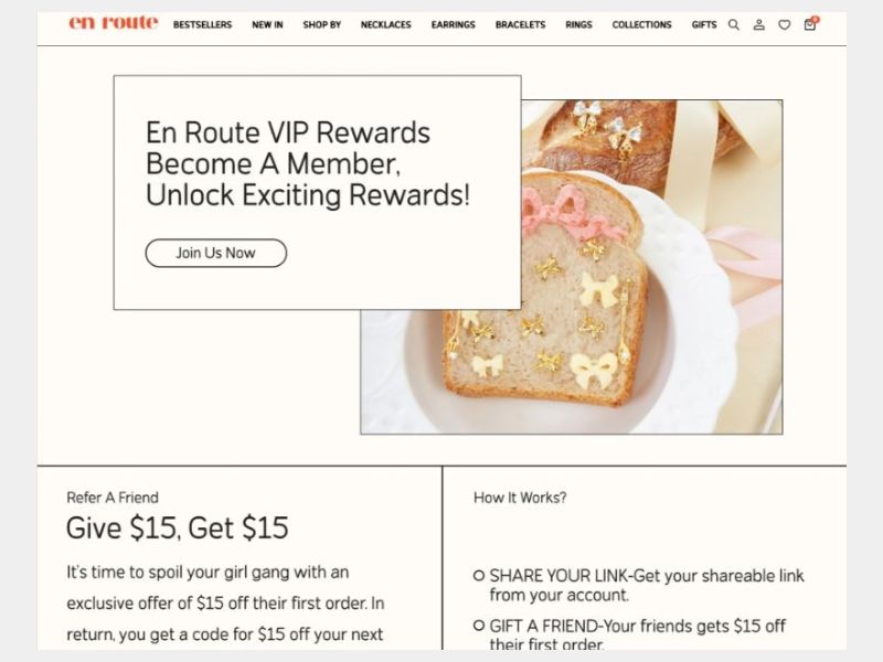 برنامه وفادارسازی مشتریان طلافروشی En Route Rewards