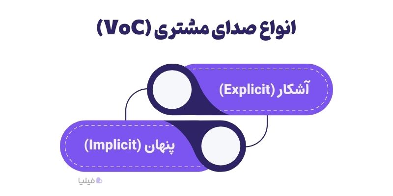 دو نوع صدای مشتری VoC